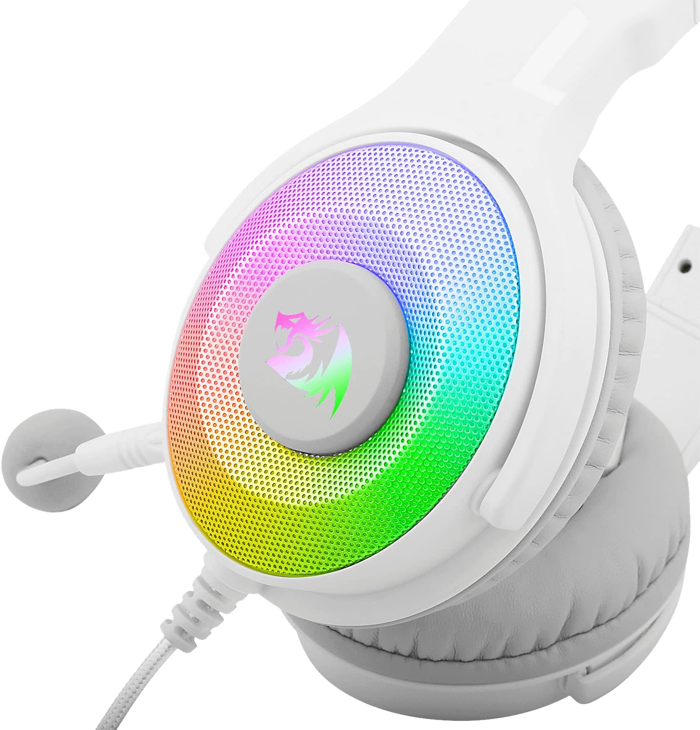 Redragon Pandora 2 7.1 Surround Sound Gaming Headset - White Redragon Pandora 2 7.1 Surround Sound Gaming Headset - White